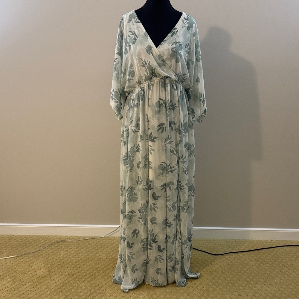 Floral Print Maxi Dress